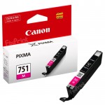 Cartridge Original Canon CLI-751 CLI751 751 751M CLI-751M Magenta, Tinta Printer Canon iX6770 iX6870 MG5470 MG5570 MG5670 MG6370 MG6470 MG7170 MG7570 MX727 MX927 iP7270 iP8770